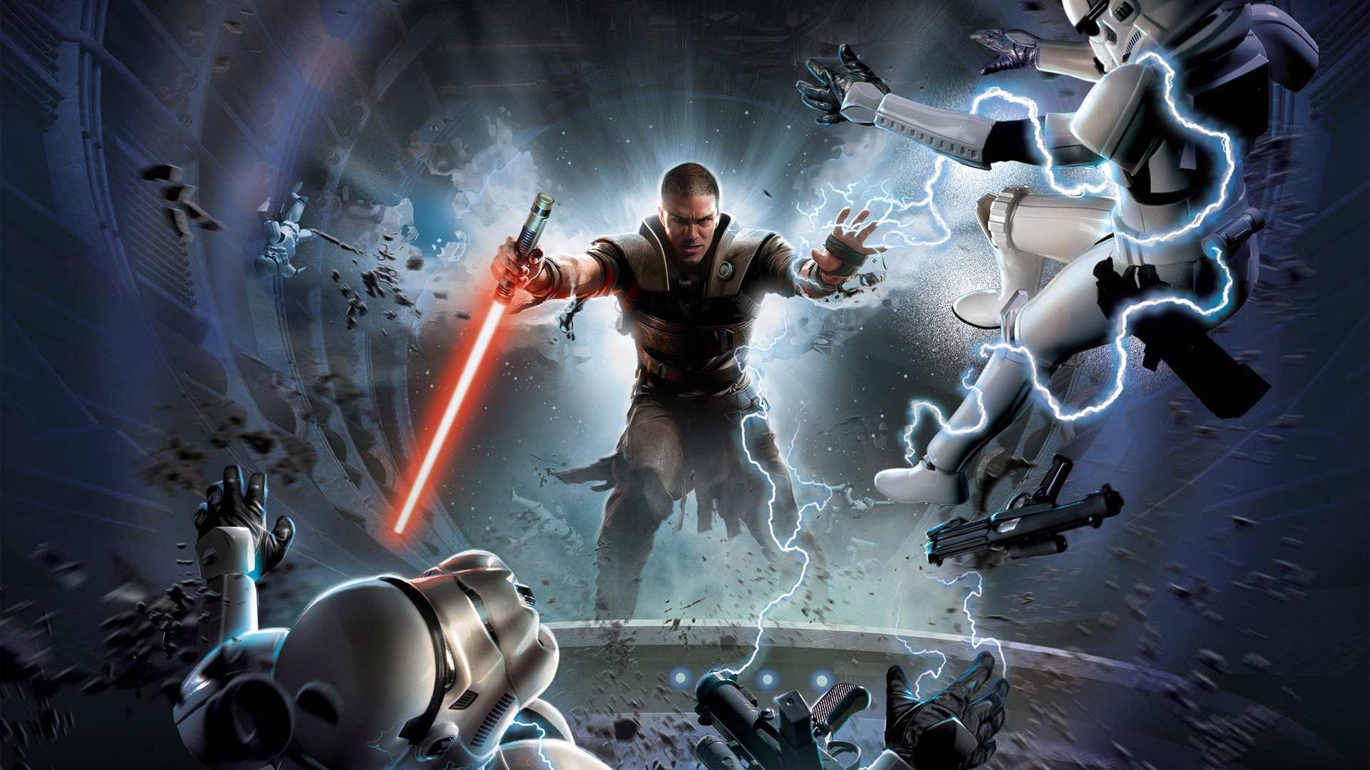 tar wars wut the force unleashed star wars ungezügelte kraft starkiller sturmtruppen blitze lichtschwert filme zeichnungen anime männer schauspieler filme