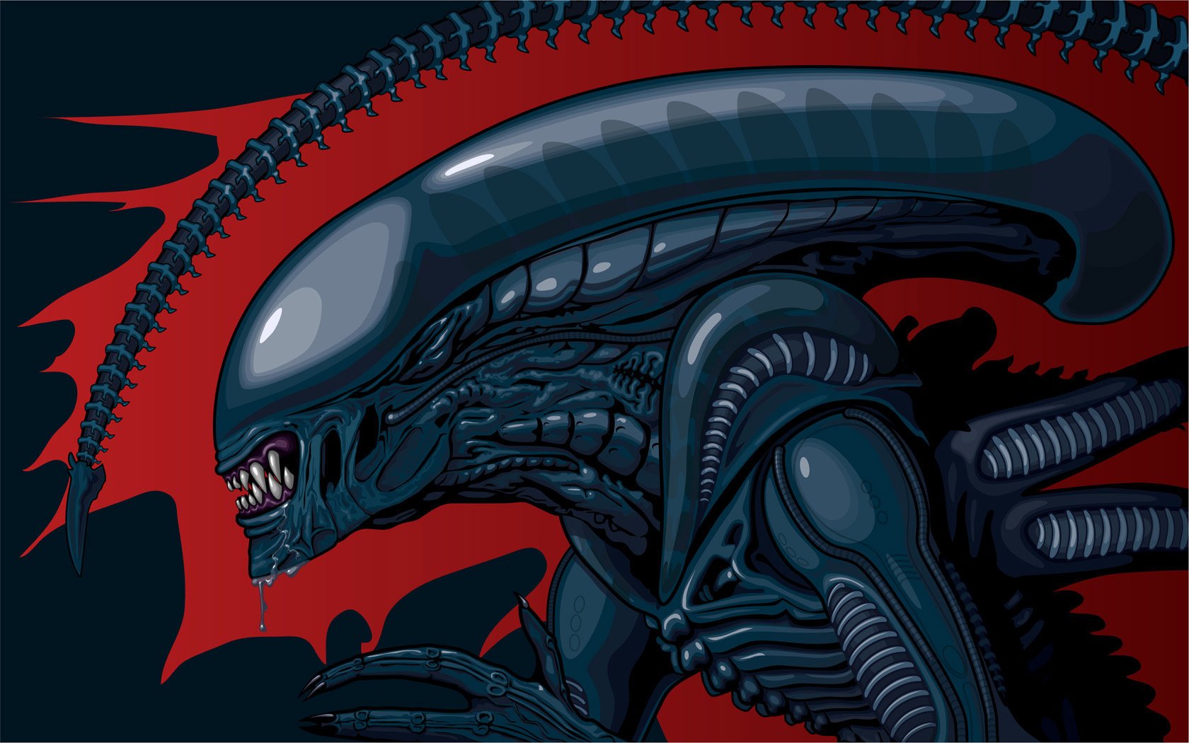 alien alien xenomorph xenomorph dibujos anime