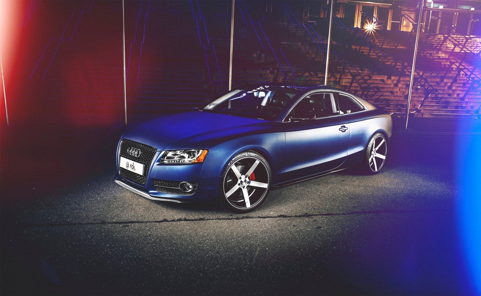 audi a5 blue vossen giannis kokka