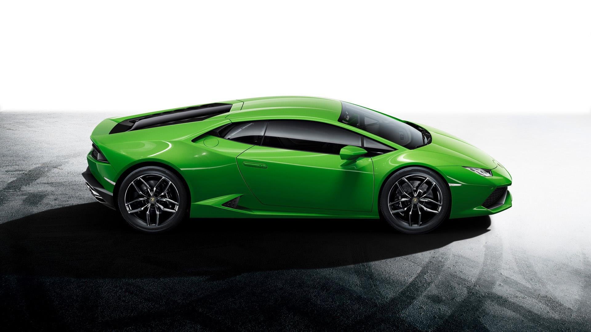 lamborghini uracan lp610-4 vert lamborghini côté auto