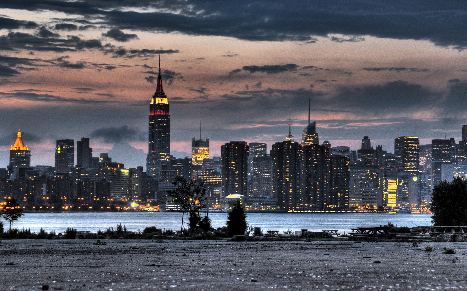 new york skyscraper buildings hdr