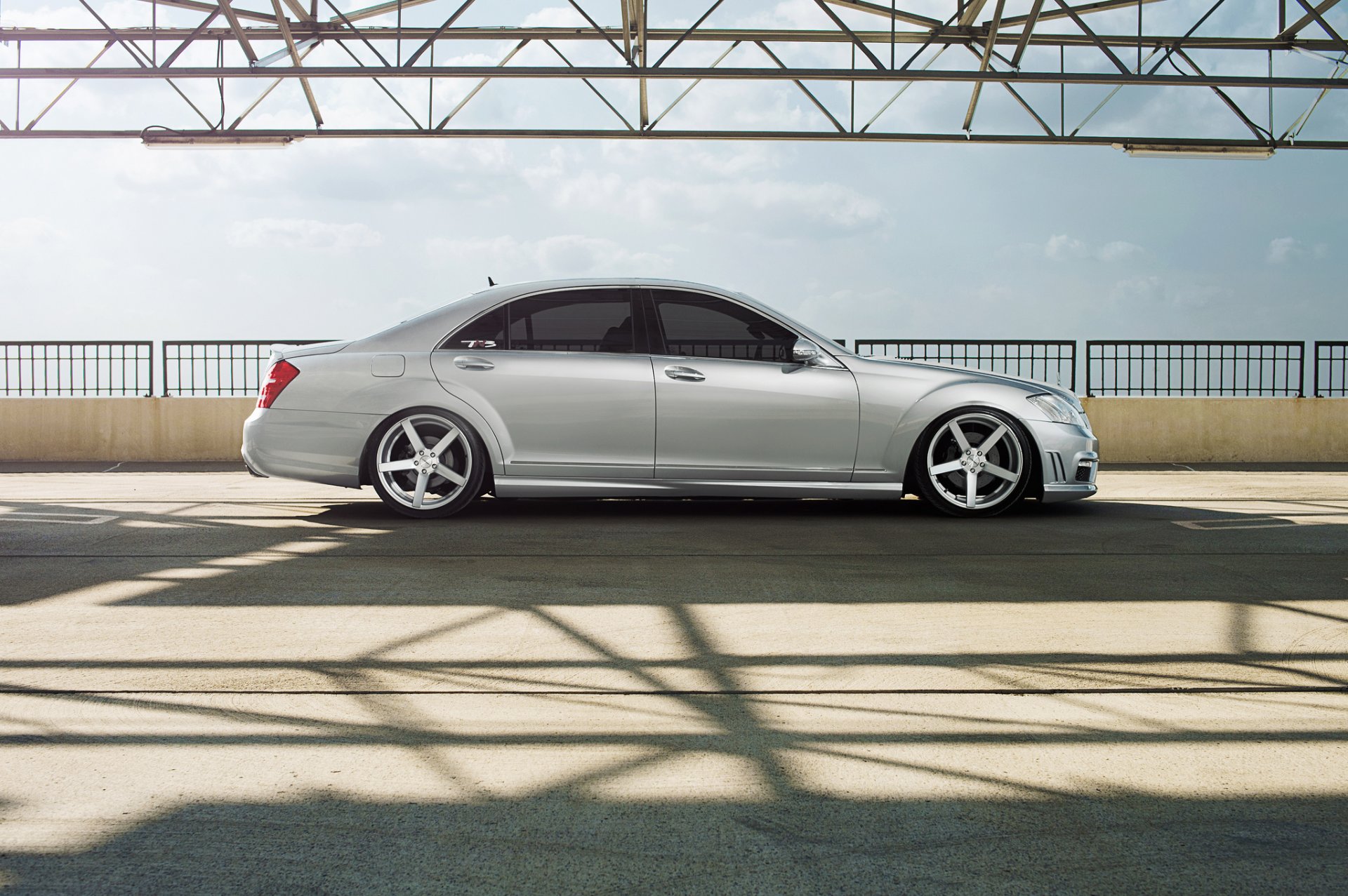 mercedes s550 s-class mercedes metallic vossen profile