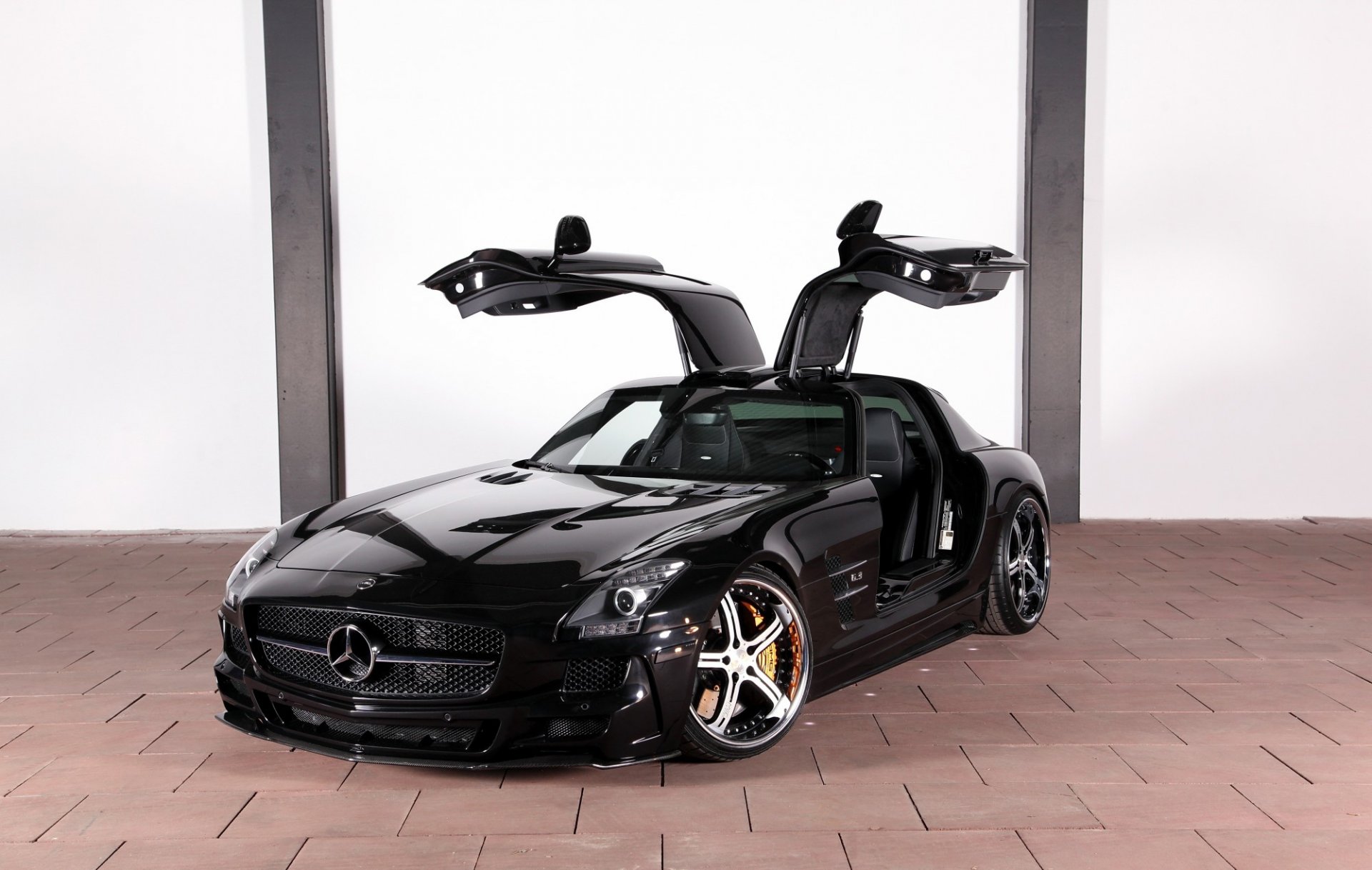 mec design mercedes-benz sls amg mercedes coupe tuning v-8 felgi przód