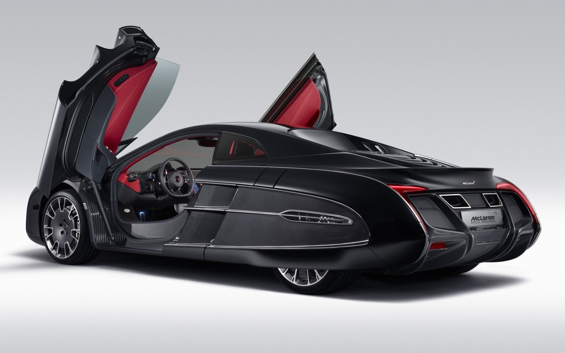 mclaren x-1 concetto mclaren x-1 concetto supercar speciale.ordine vista posteriore porte sfondo