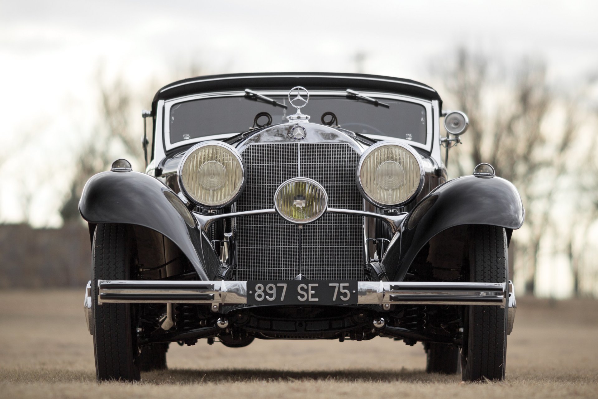 samochód mercedes benz 540k kabriolet klasyczny samochody klasyczny