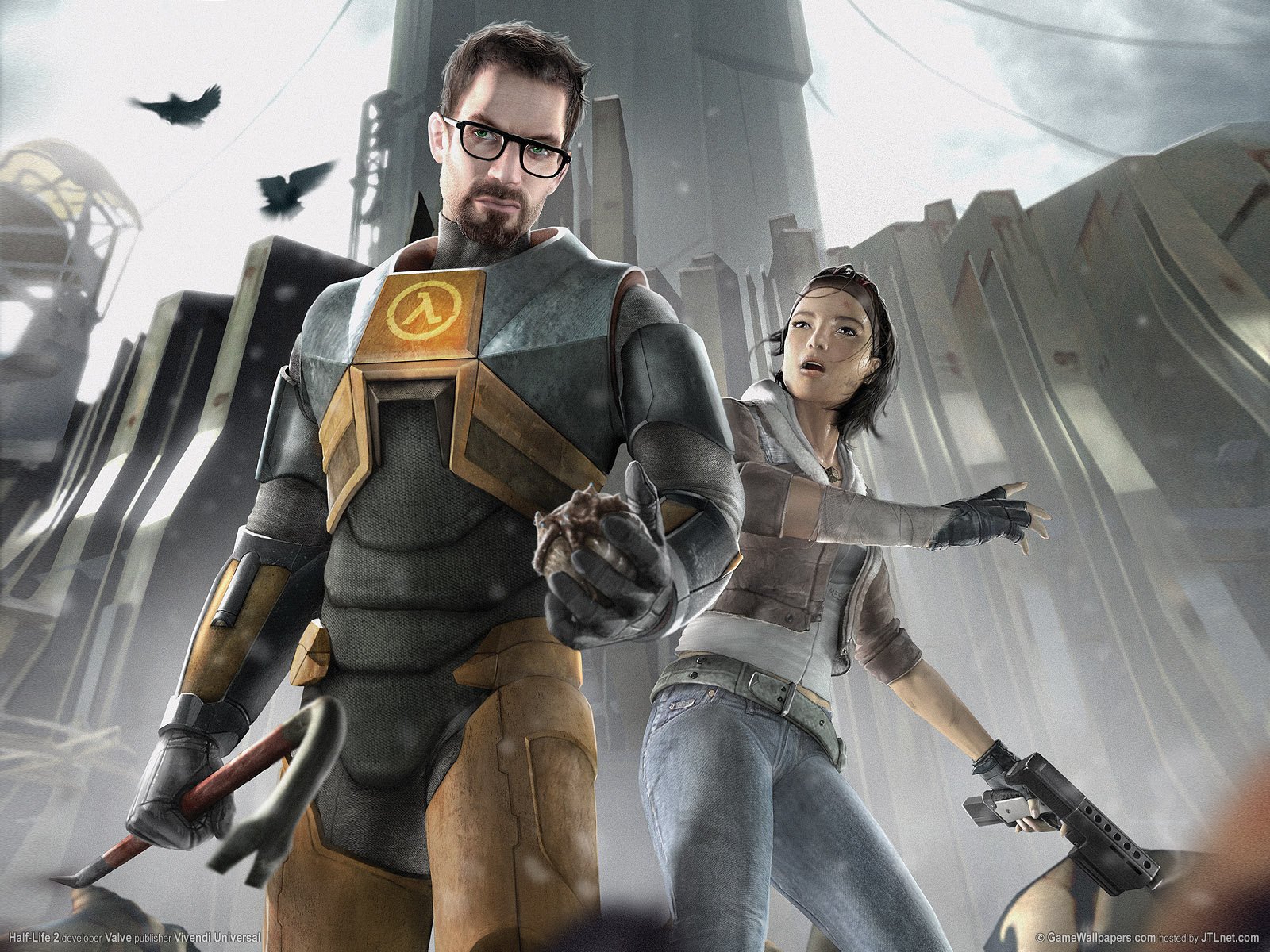 half-life 2 gordon freeman alix città-17 città-17 disegni anime