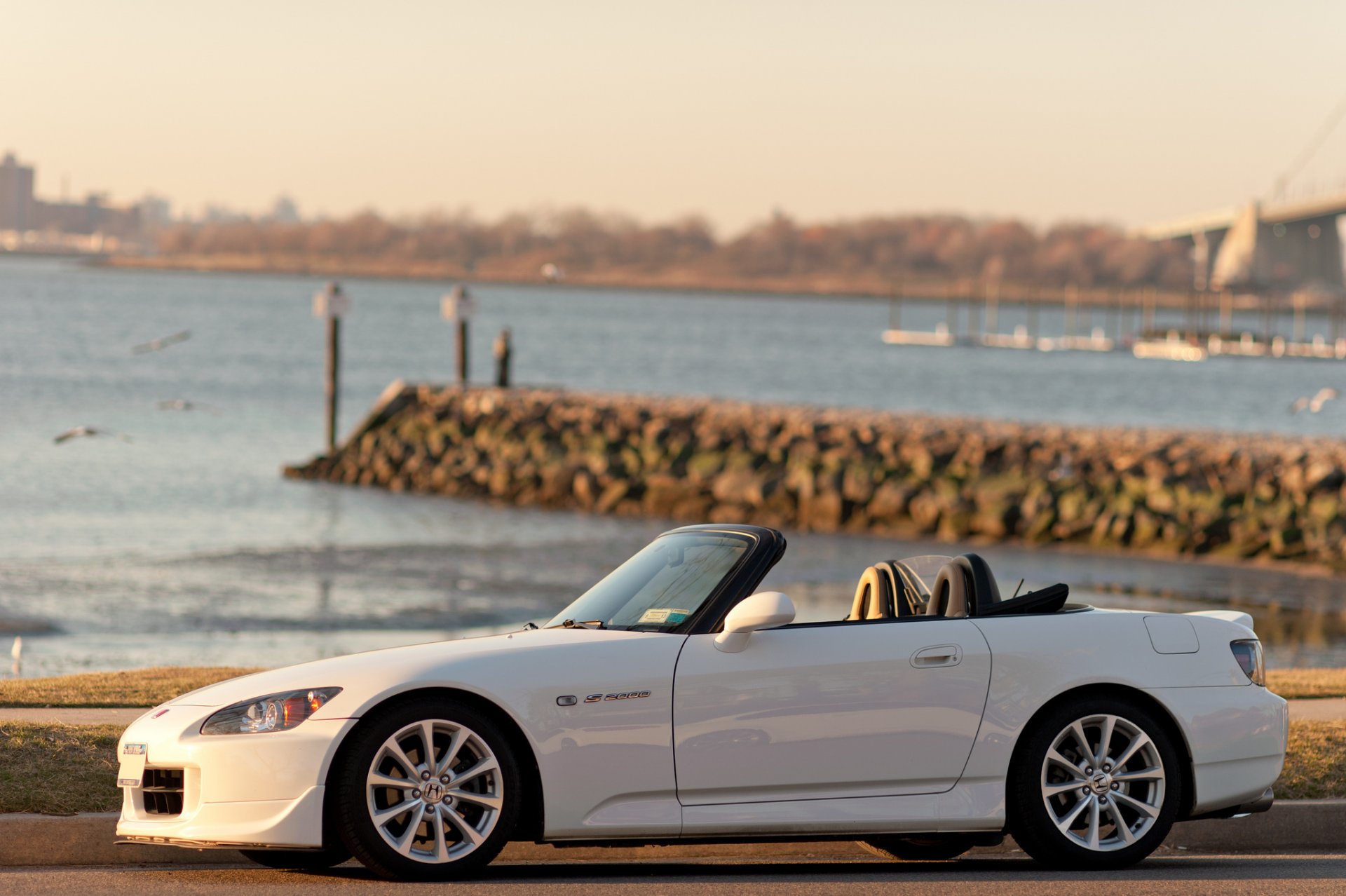 honda s2000 blanco convertible