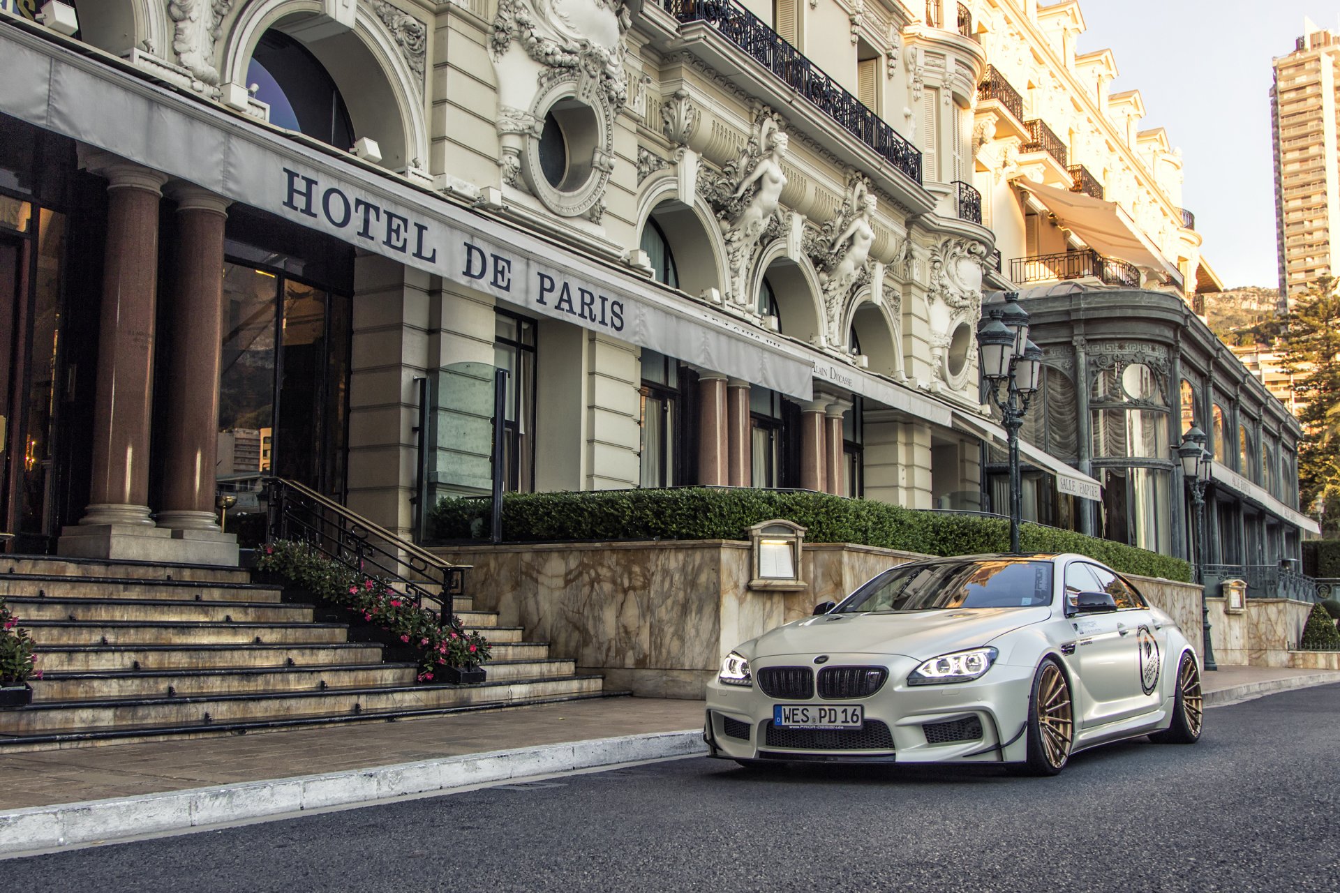 bmw m6 prior design hotel de pari