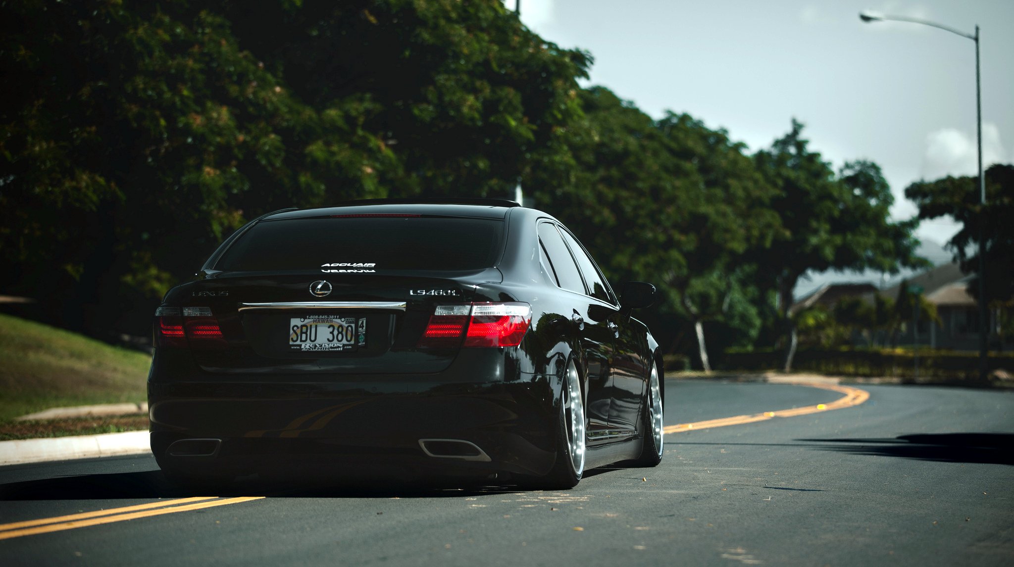 lexus ls460 noir vip arrière