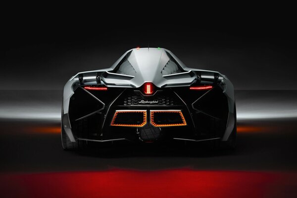 Black Lamborghini 5th generation stylish background