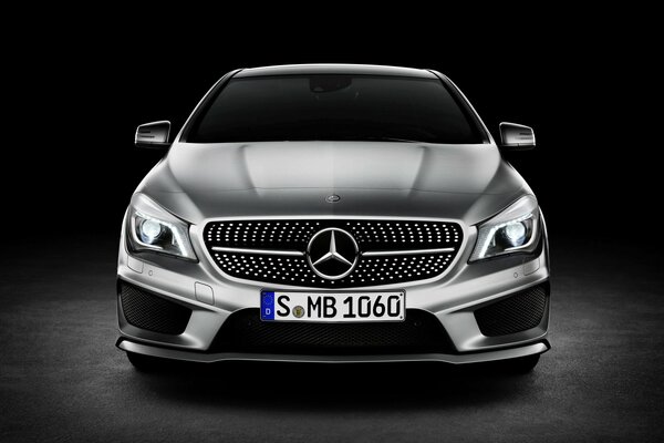 The daring look of a mercedes-benz car