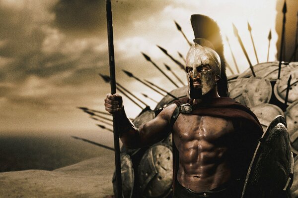 Re Leonida nel film 300 spartani