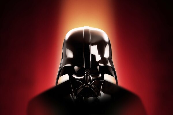 Darth Vader on a black background