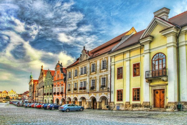 Domy w Czechach na bruku