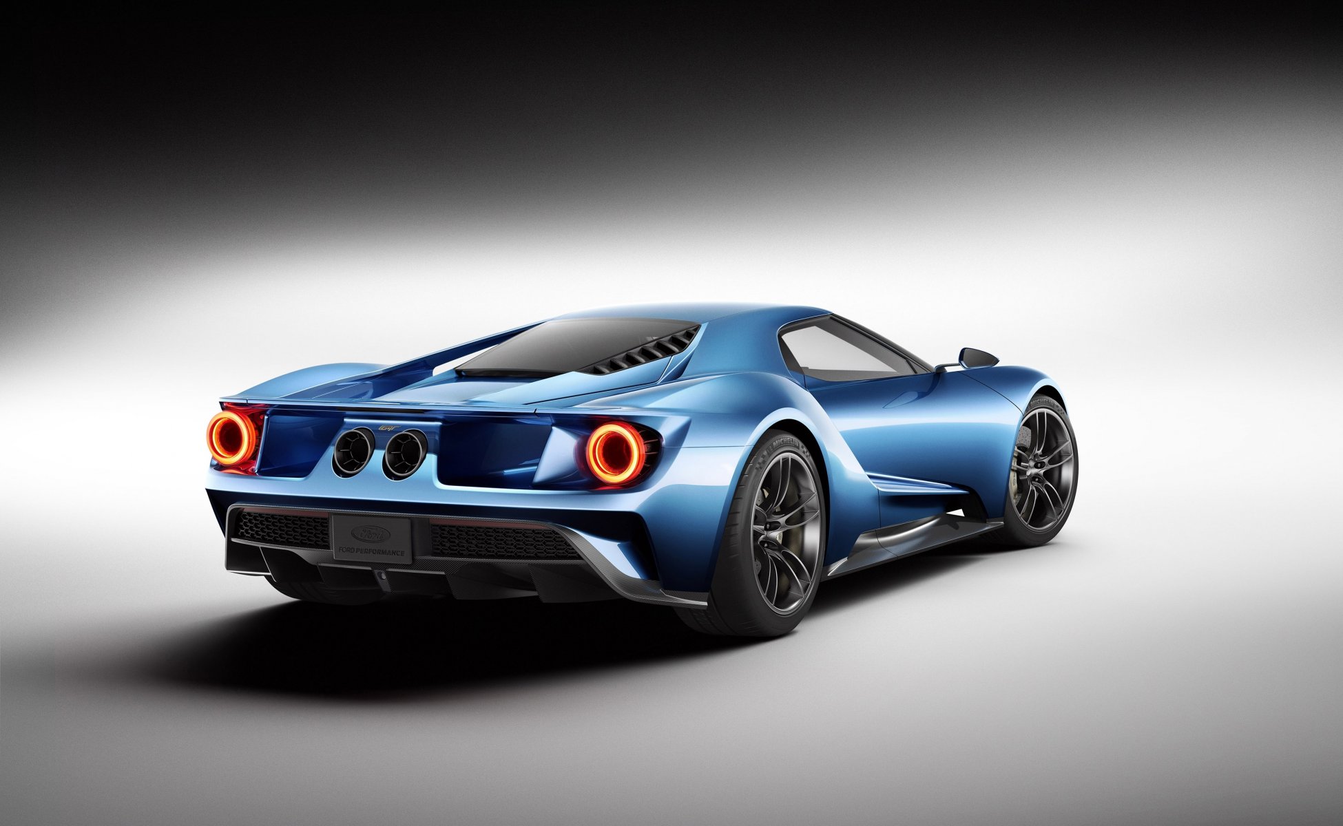 ford gt concept concept vue arrière