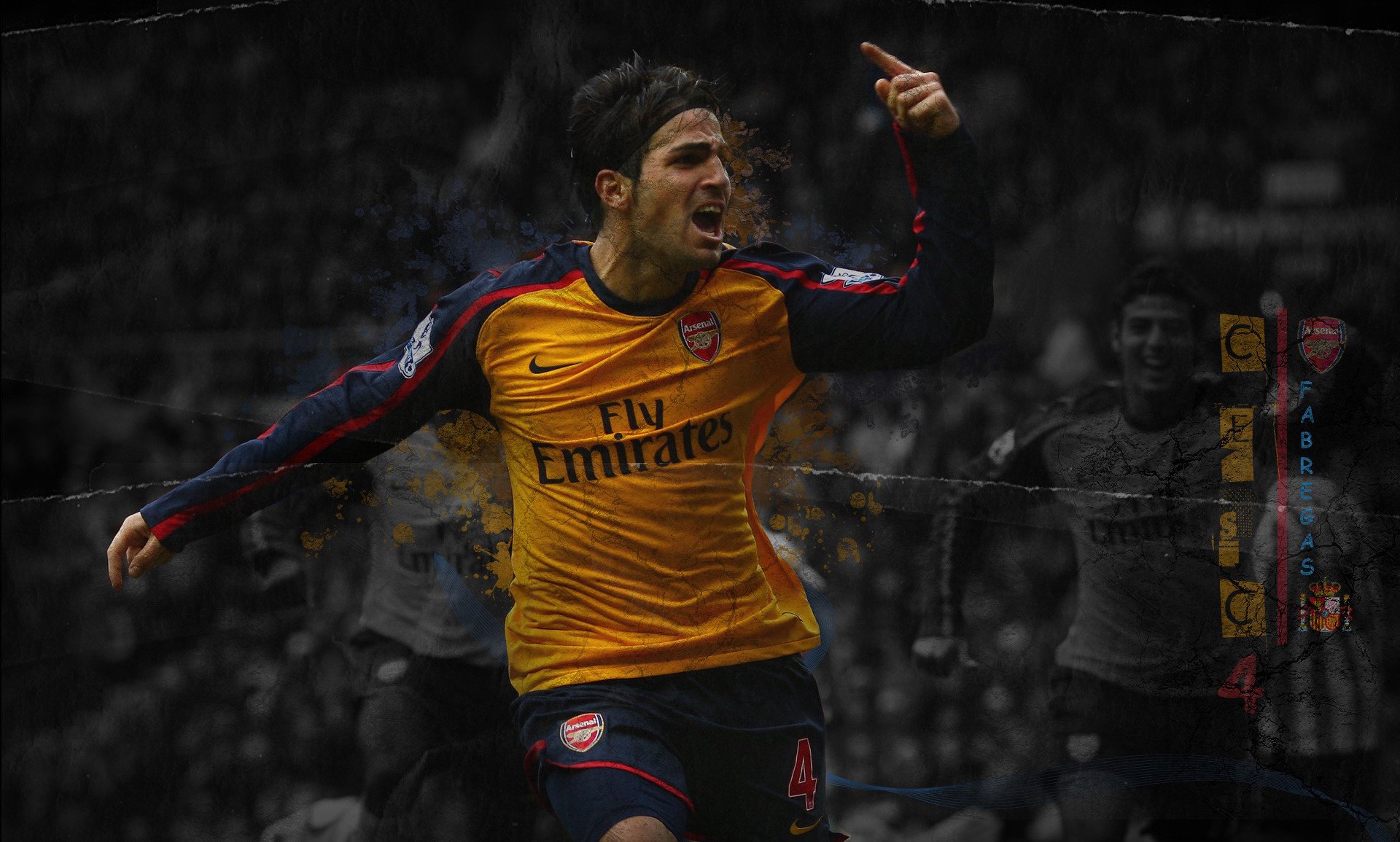 cesc fabregas sport rado football wallpapers cesc fabregas clubs sport arsenal wallpapers arsenal football clubs football joy shout men