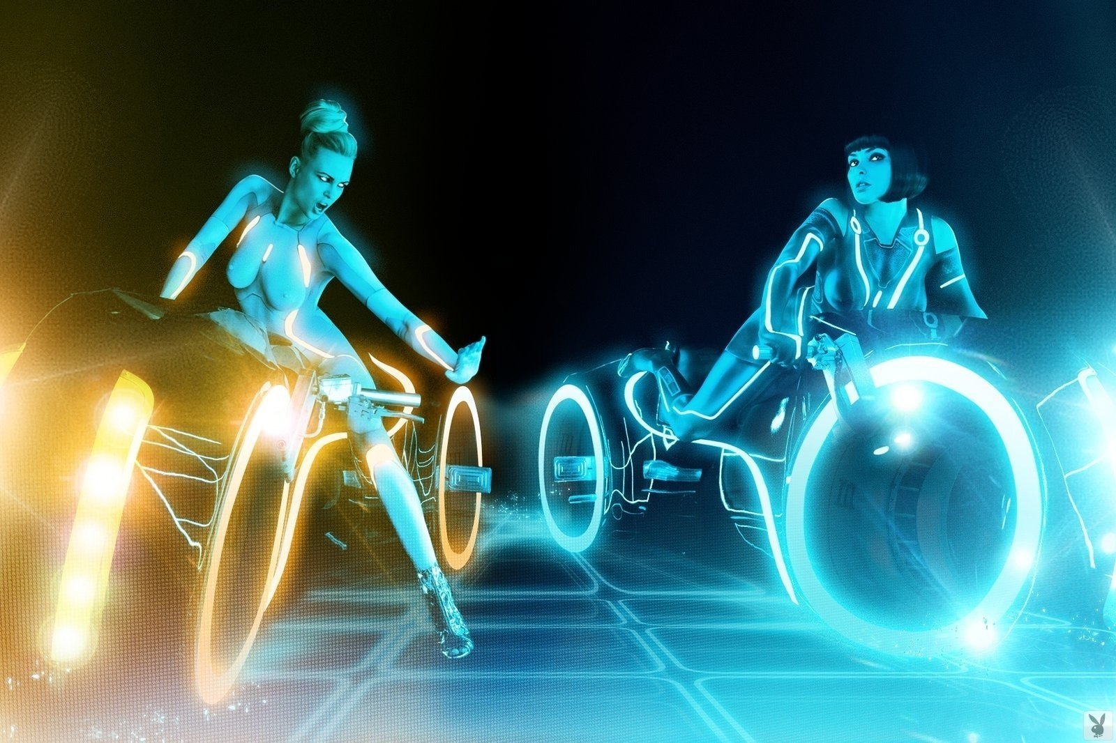 tron playboy ragazze ragazze hi-tech