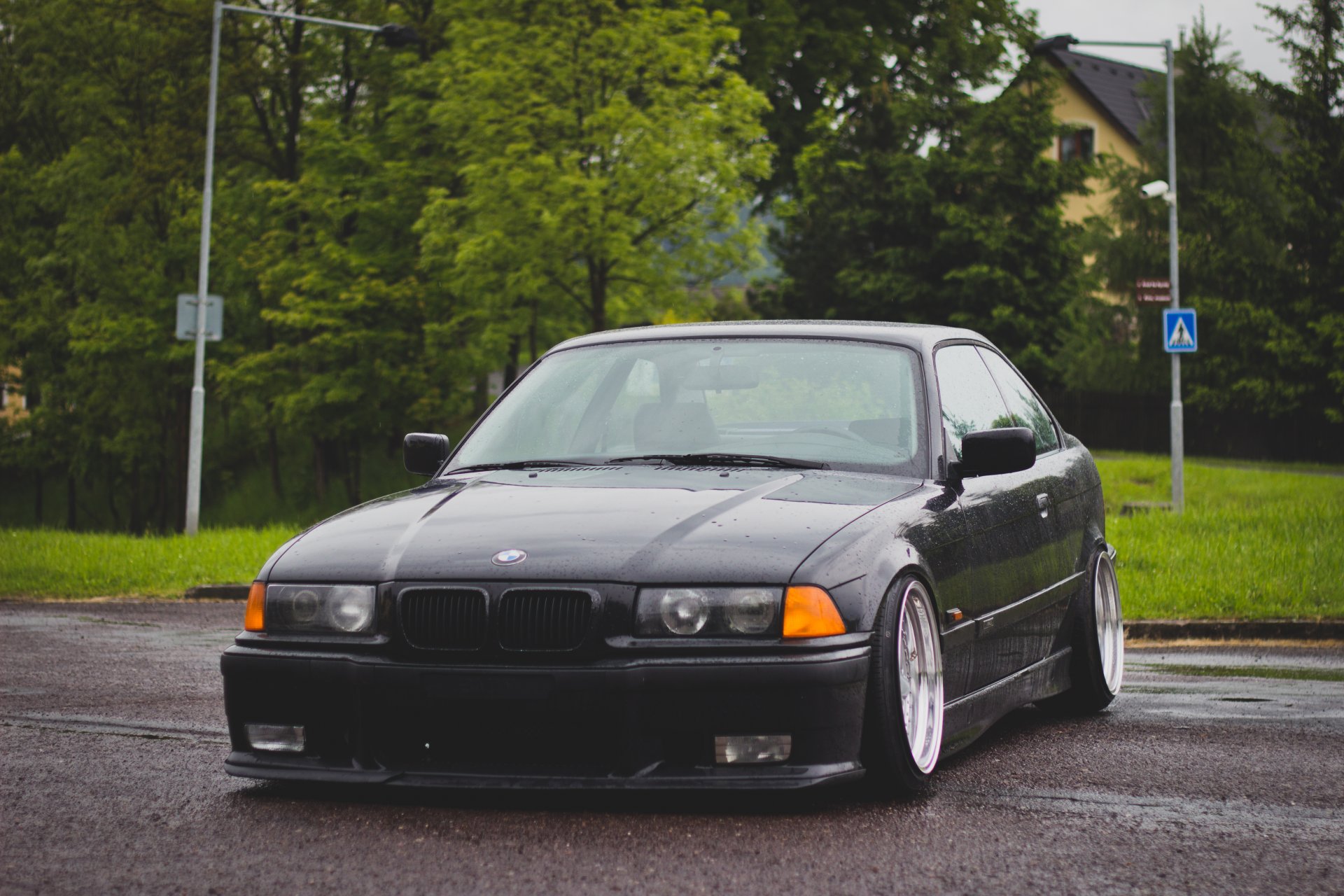 bmw e36 schwarz tuning bmw schwarz vor