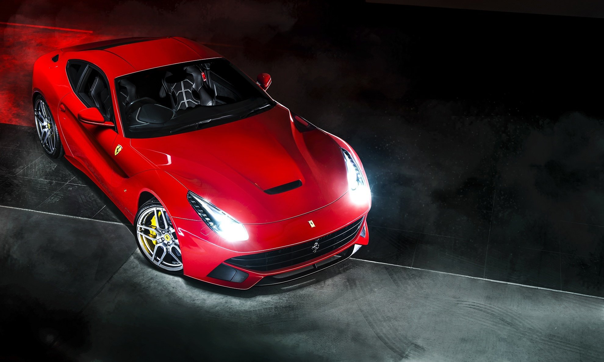 ferrari f12 berlinetta красные kahn design феррари красный