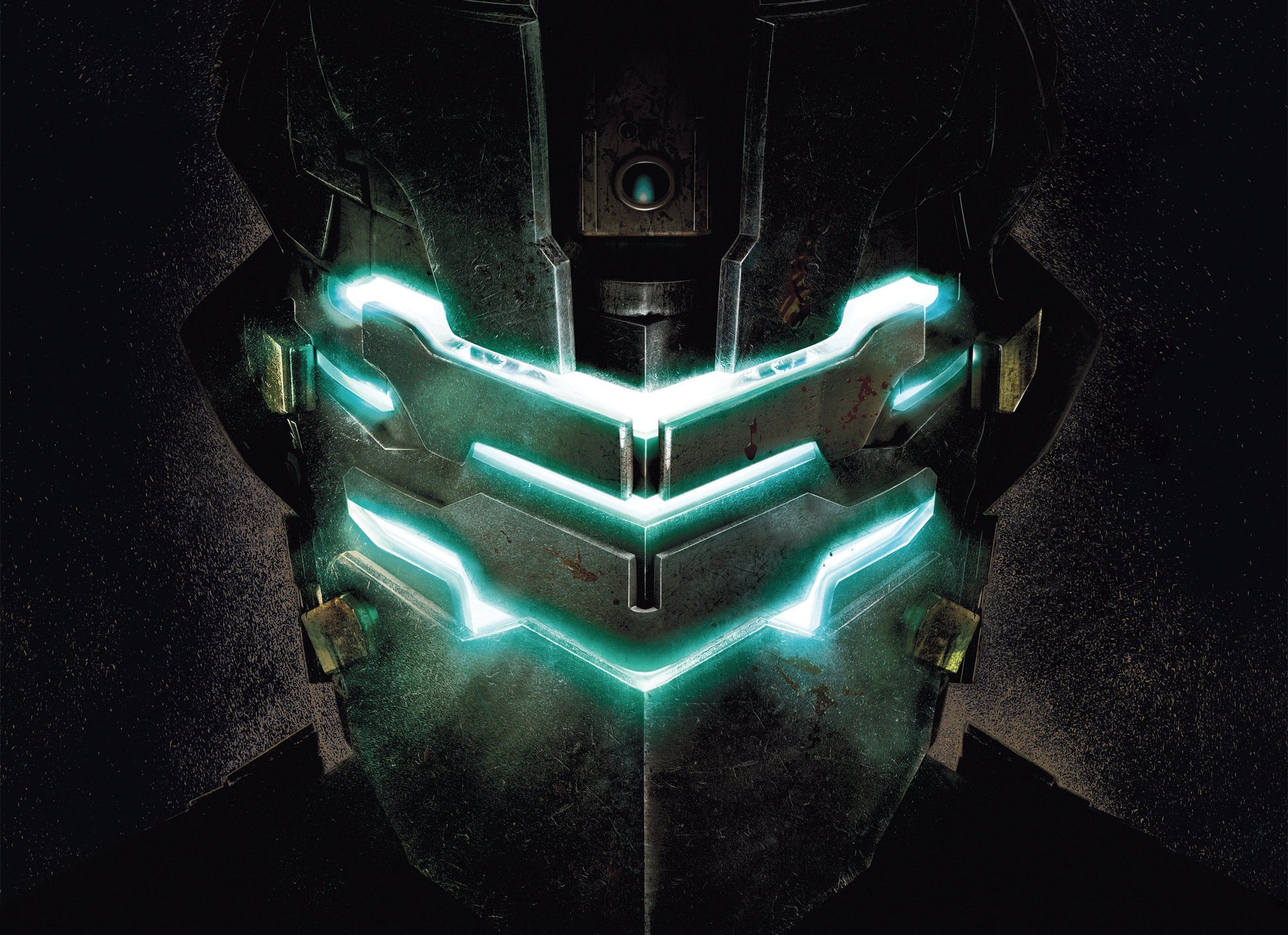 dead space isaac clarke the suit background light neon game