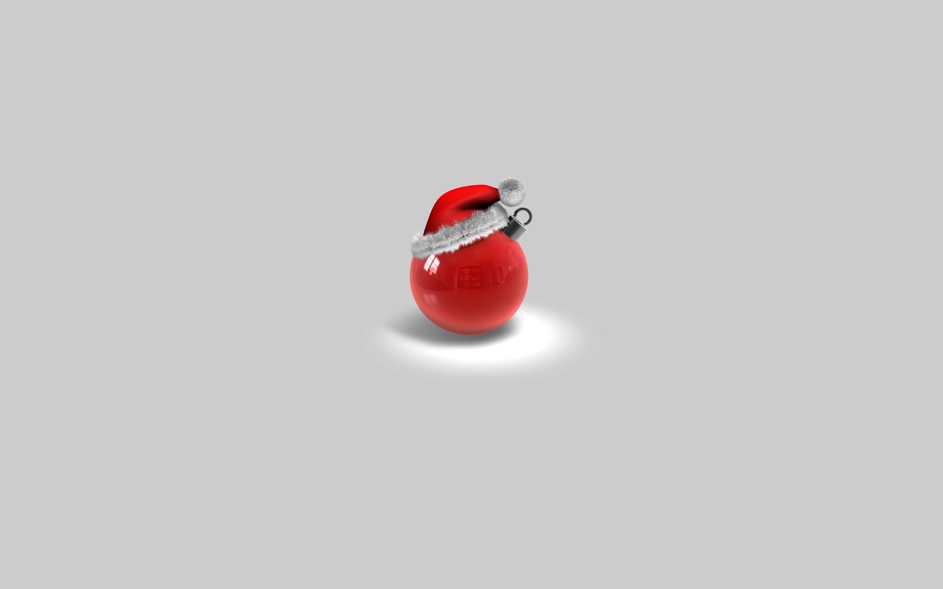 new year minimalism hat ball holiday christmas wallpaper background creative