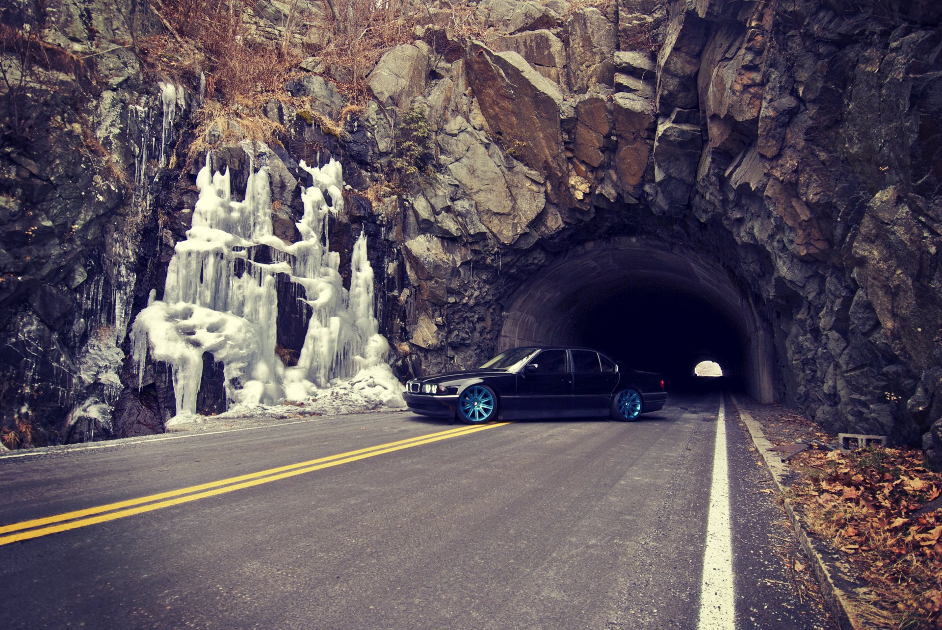 bmw e38 boomer bmw route jantes tunnel automne