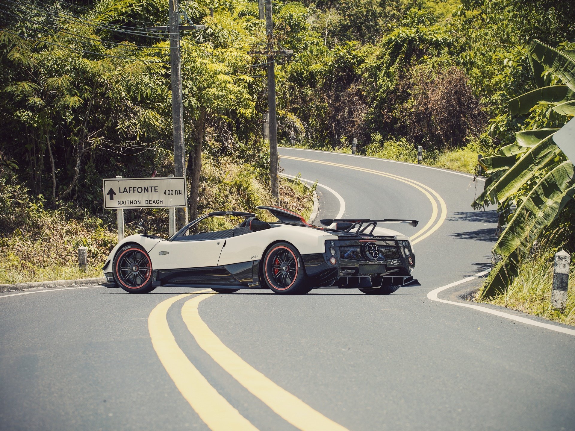 pagani zonda cinque roadster supercar road pagani zonda