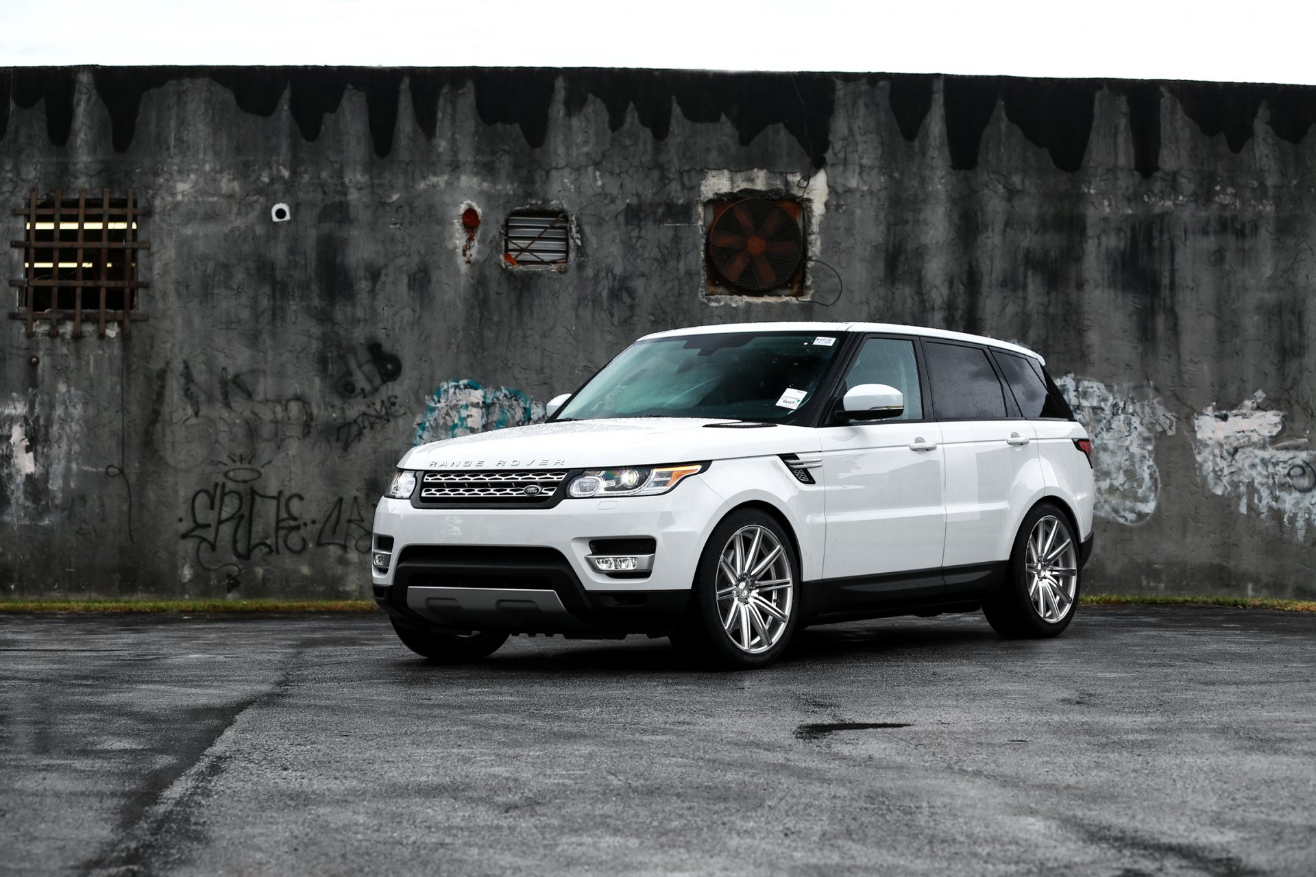 range rover sport range rover внедорожник белый