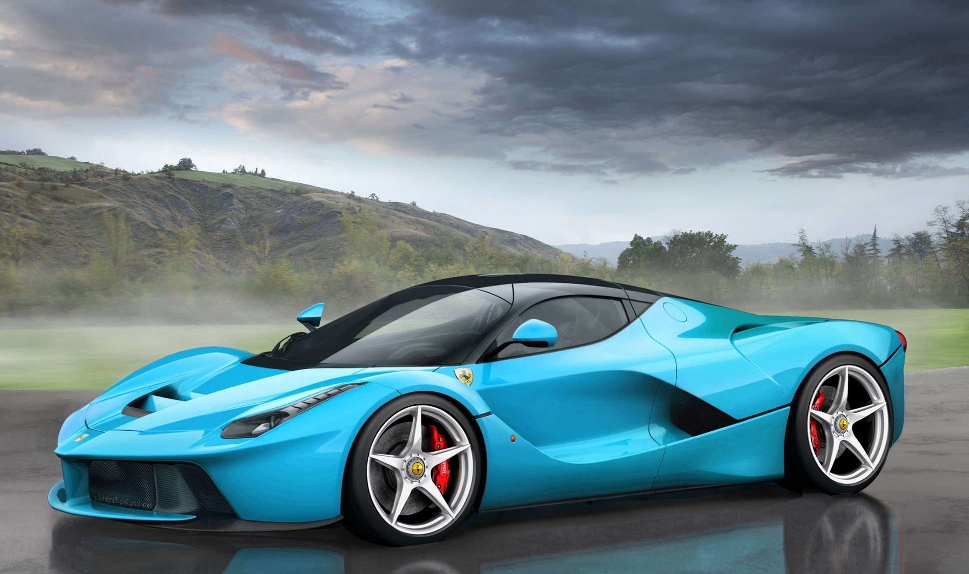 ferrari laferrari tiffany blau ferrari laferrari supercar