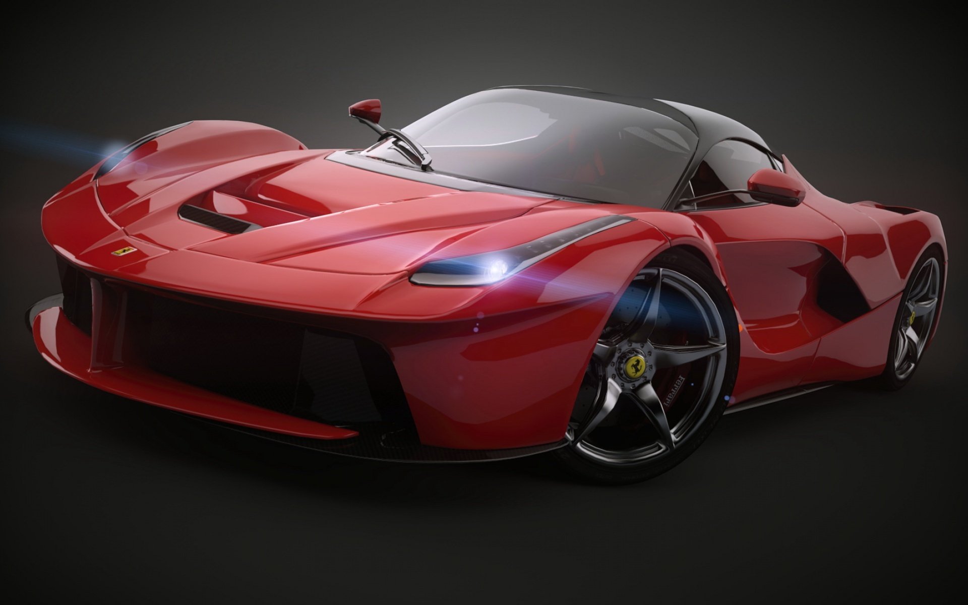 ferrari laferrari czerwone 2014