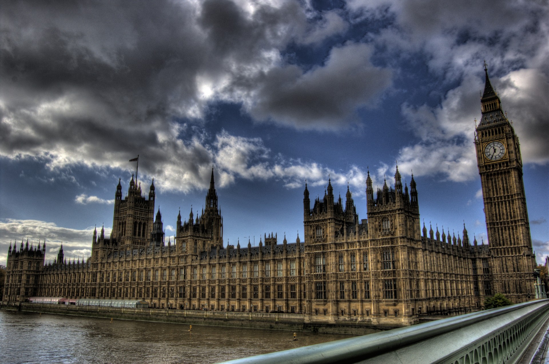 londres big ben thames