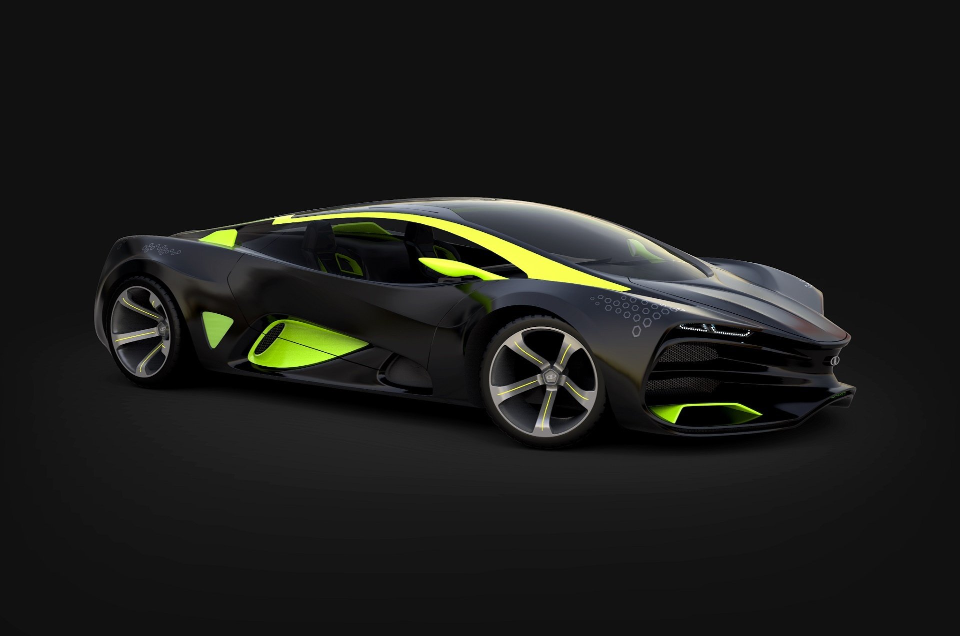 lada raven 2014 concept car luci verdi uguale concept fari