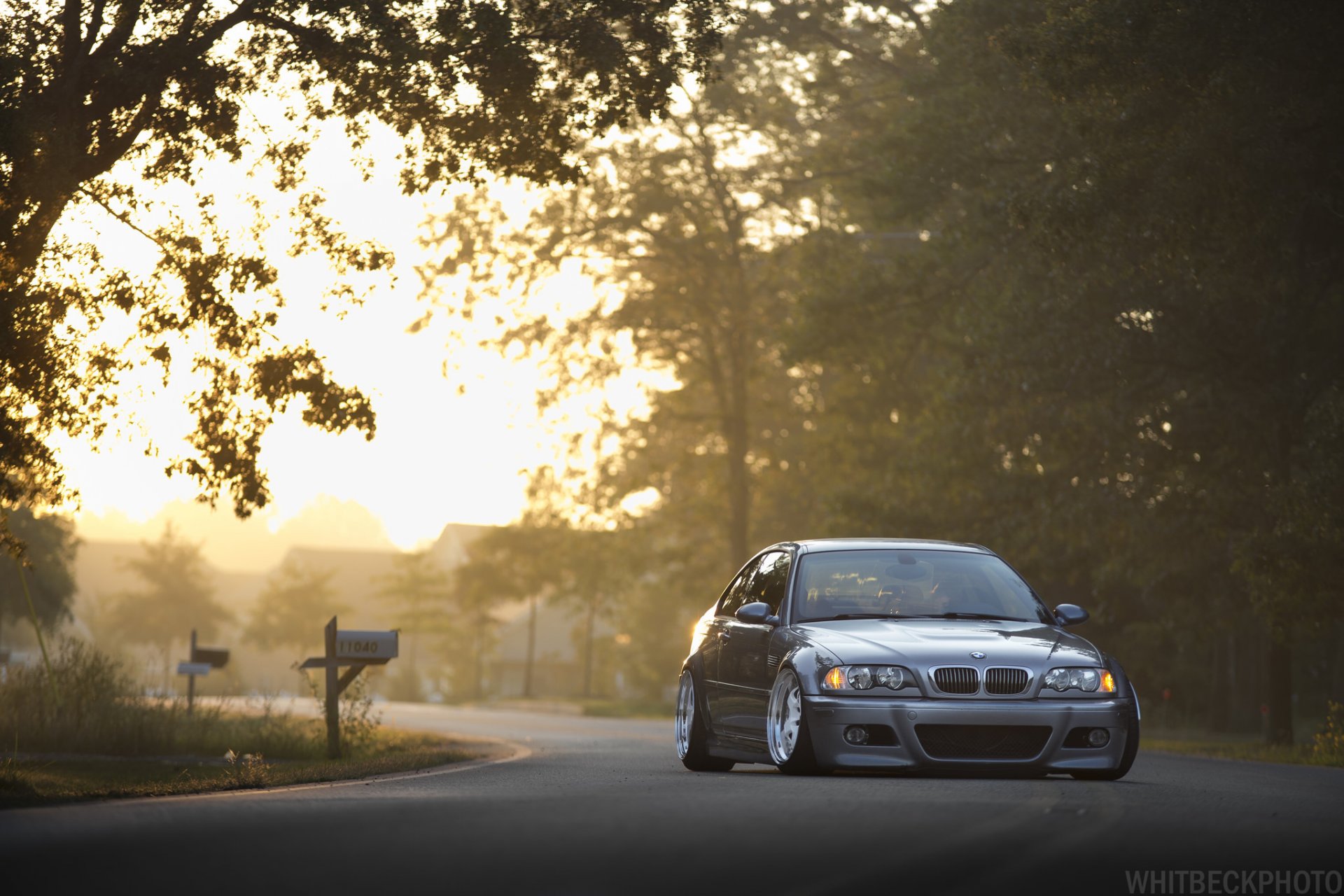 bmw e46 m3 tining strada posizione