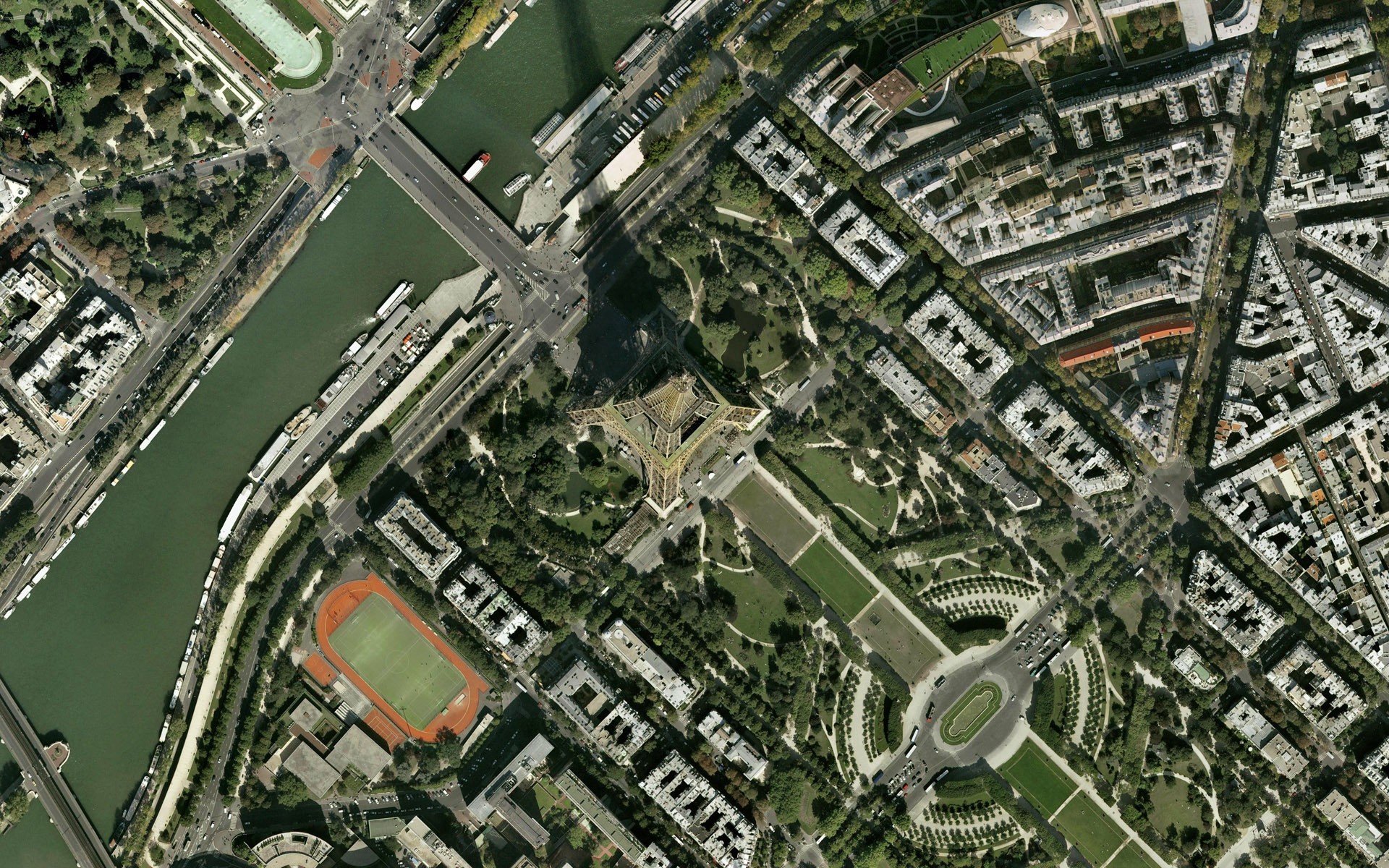 parigi torre eiffel dall alto