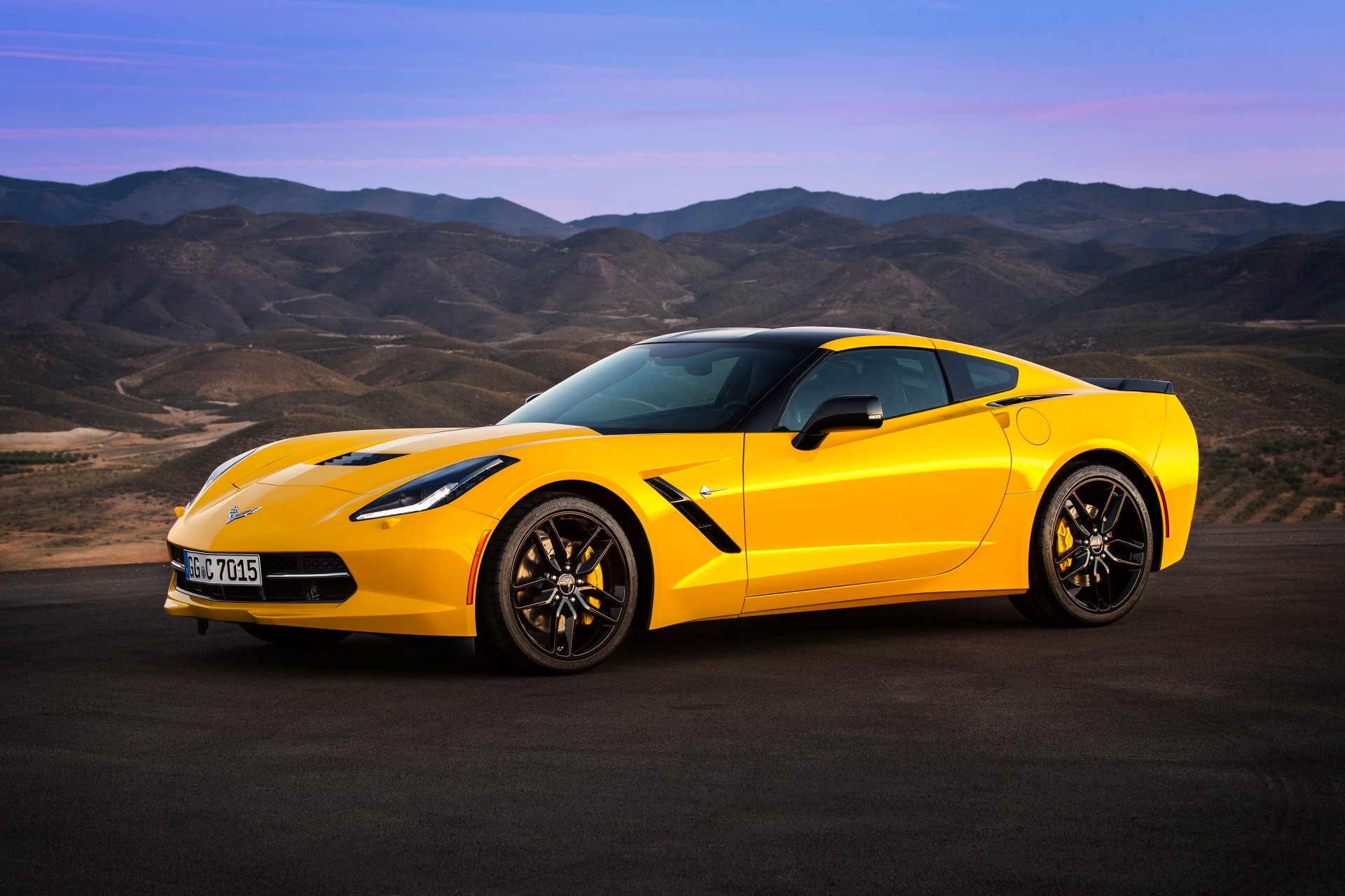 2013 chevrolet корвет stingray купе ес-spec с7