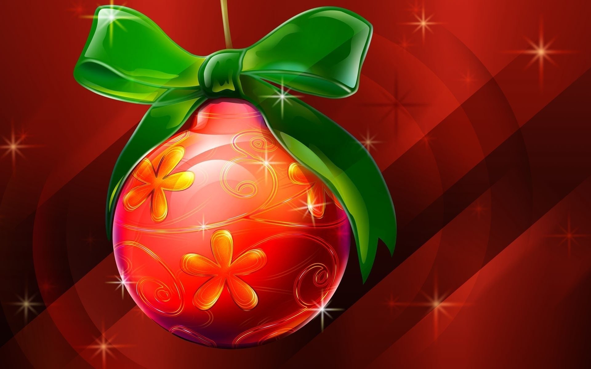 festive christmas christmas shinging ball año nuevo navidad vacaciones bola juguete patrones fondo rojo reflejos arco resplandor vacaciones dibujos anime decoraciones de navidad decoraciones de navidad