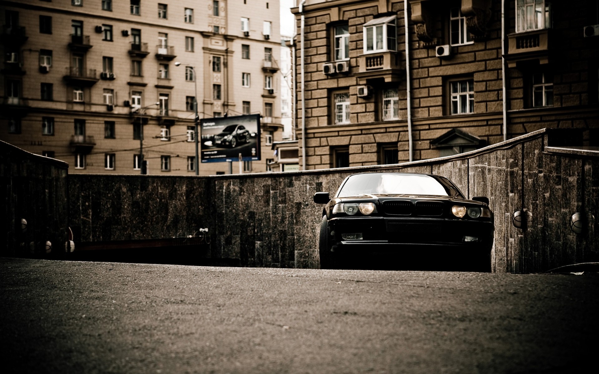 boomer ulica bmw e38 miasto budynek domy