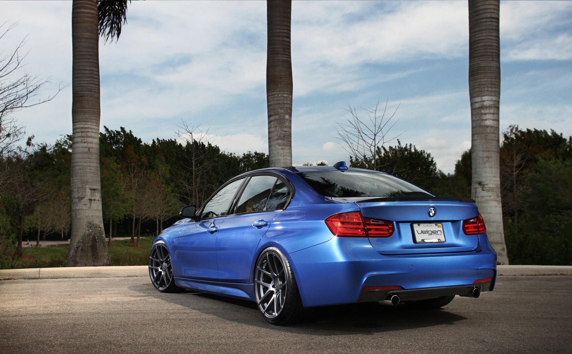 bmw f30 blue tuning 3 serie