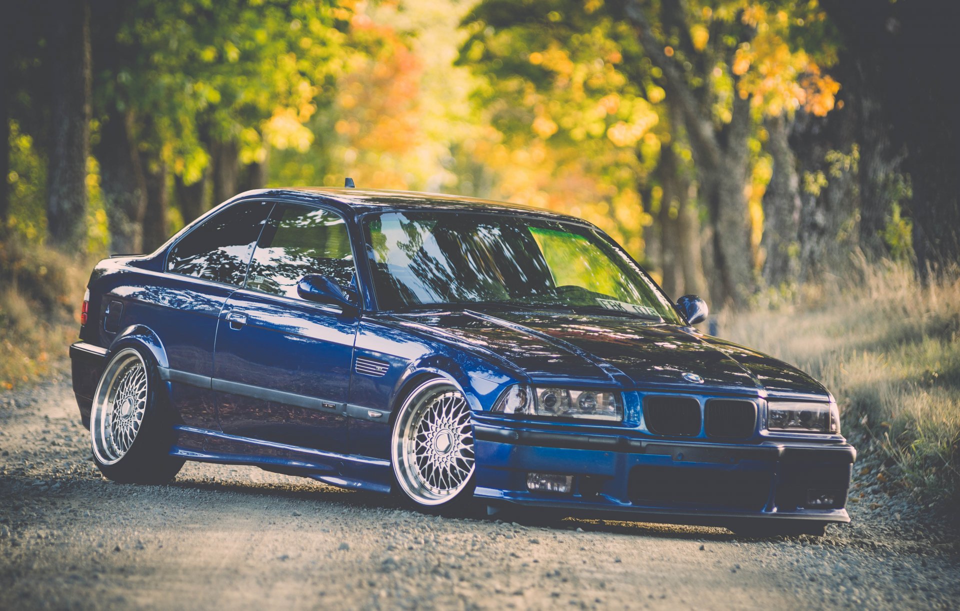 bmw e36 m3 bmw tuning position blau