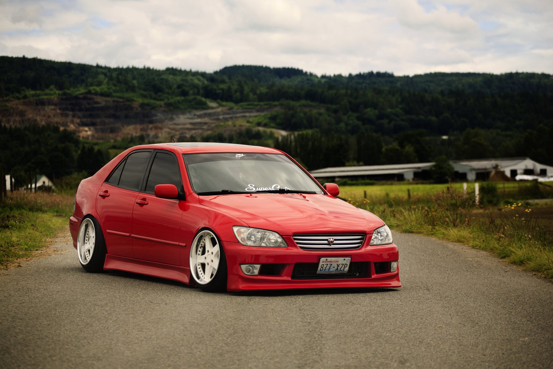 toyota altezza jdm japan car tuning red toyota altezza red