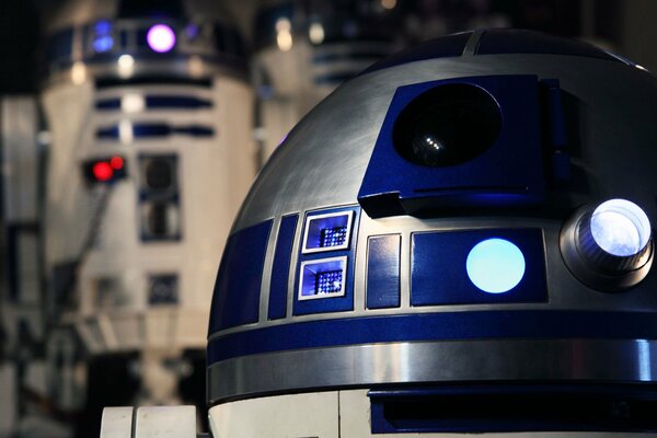 R2-D2 android from Star Wars