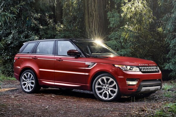 Range rover SUV anglais hors ville