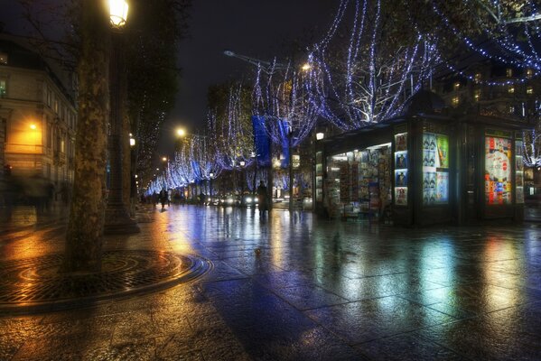 Illuminations de rue de Nuit