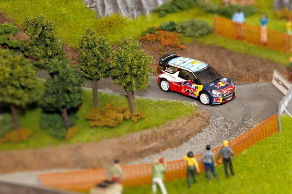 Miniatura Citroen ds3 rally in curva