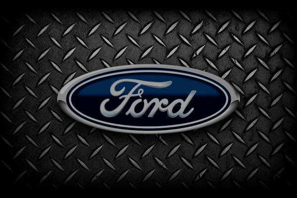 Owalne logo samochodu Ford