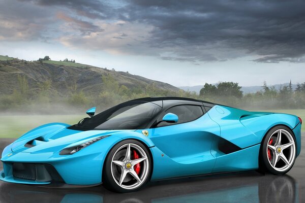 Ferrari belle couleur Tiffany