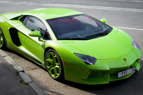 Someone came to the store in a Lamborghini