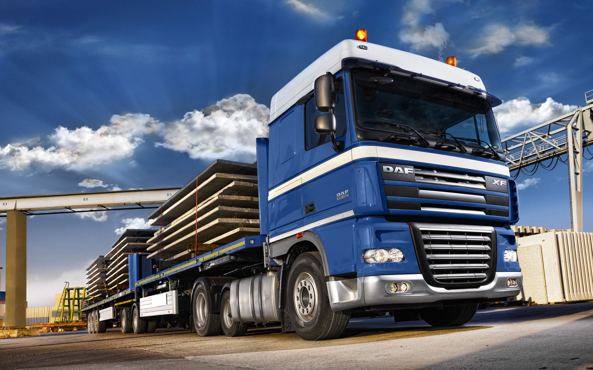 daf x £ 105 tractor wallpaper long-size truck xf105 wallpaper