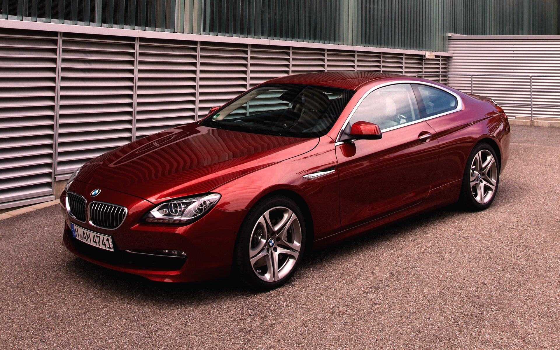 bmw série 6 auto voiture bmw boomer coupé rouge