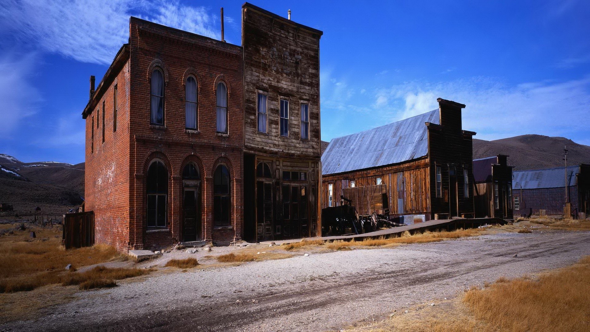 ville fantôme amérique bâtiments